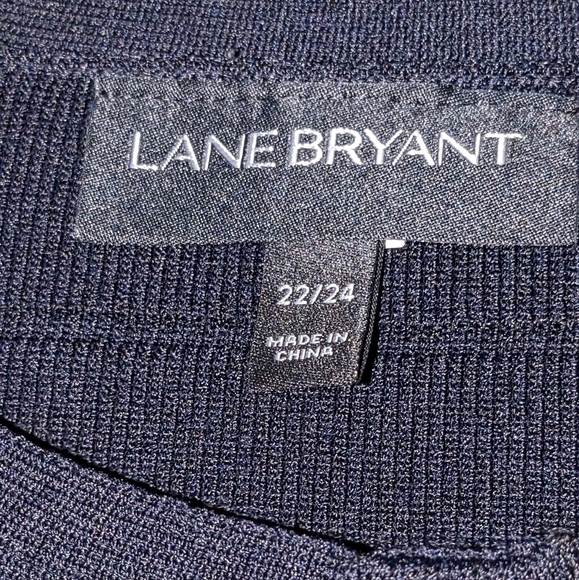 Lane Bryant Black Full Zip Textured Sweater, Size 22/24 Versatile - Picture 4 of 5